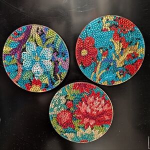 Colorful Floral Magnet Set